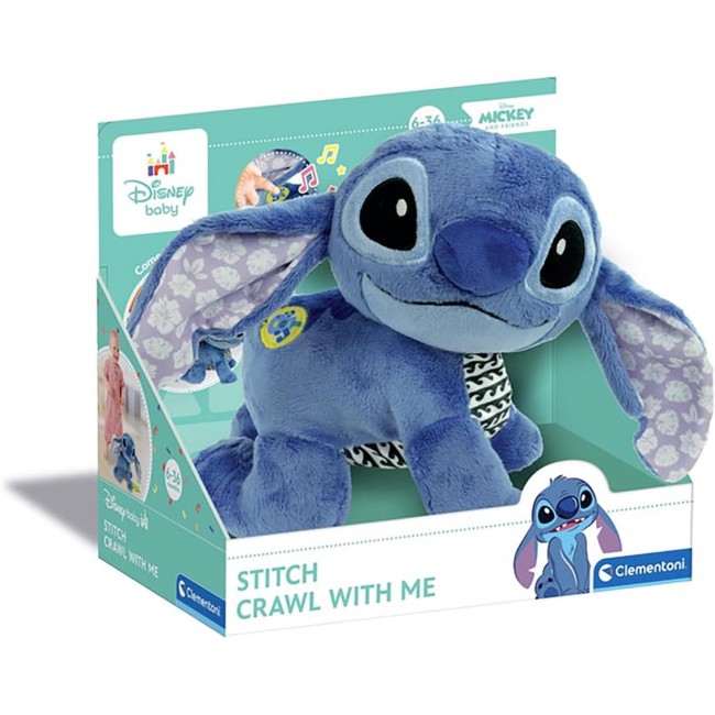 Clementoni Disney Baby Stitch Crawl with Me - Кукла што Ползи(6-36м)